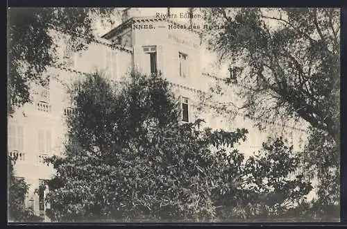 AK Cannes, Hôtel des Anglais entouré de verdure
