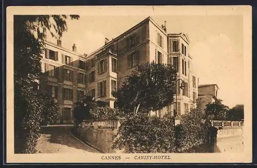 AK Cannes, Canisy-Hotel sur la Route de Fréjus