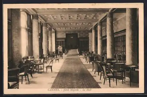AK Cannes, Hôtel Majestic, Le Hall