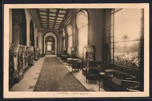 AK Cannes, Intérieur de l`Hôtel Majestic