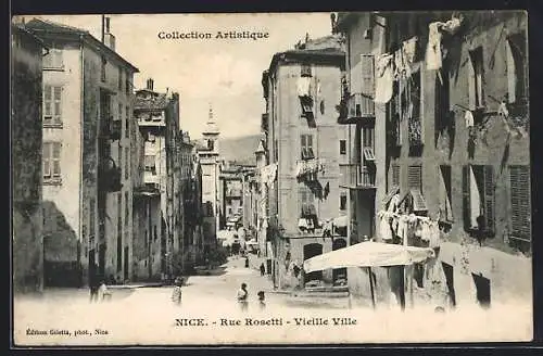 AK Nice, Rue Rosetti, Vieille Ville