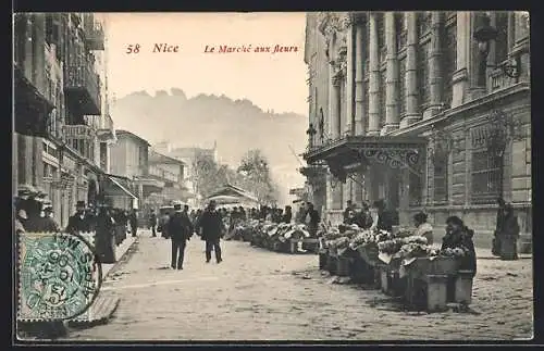 AK Nice, Le Marché aux fleurs