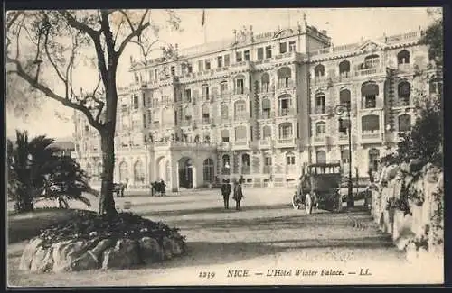 AK Nice, L`Hôtel Winter Palace et ses jardins élégants