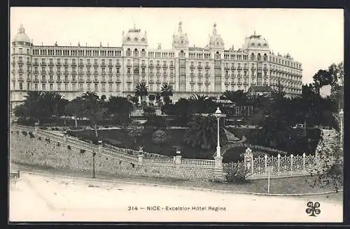 AK Nice, Excelsior Hôtel Regina et ses jardins élégants