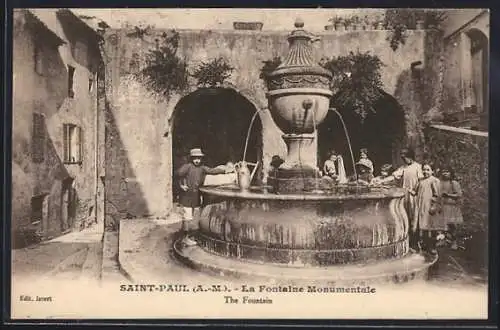 AK Saint-Paul, La Fontaine Monumentale