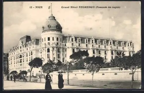 AK Nice, Grand Hôtel Negresco (Promenade des Anglais)
