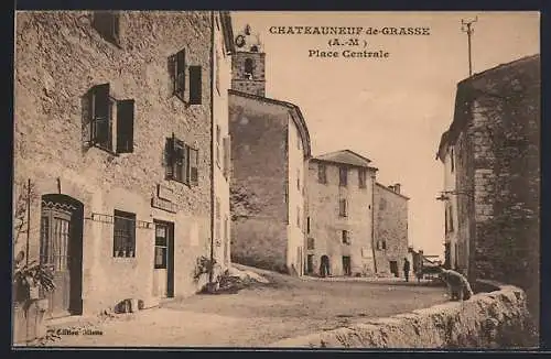 AK Châteauneuf-de-Grasse, Place Centrale