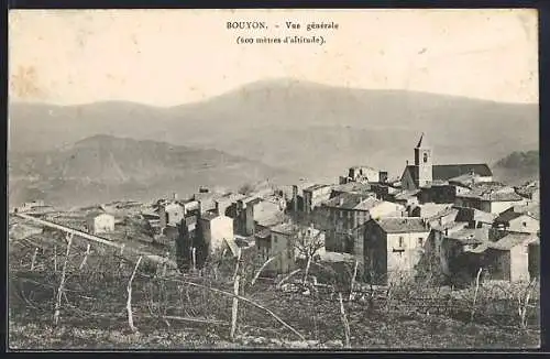 AK Bouyon, Vue générale (600 mètres d`altitude)