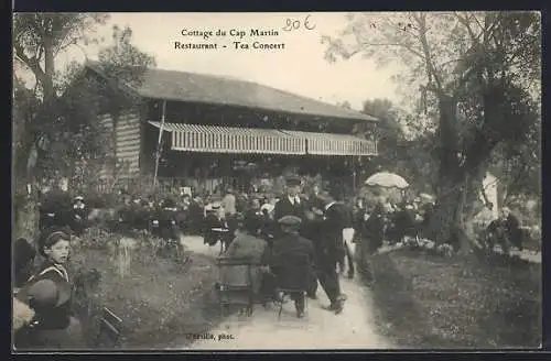 AK Cap Martin, Restaurant Cottage et Tea Concert animé
