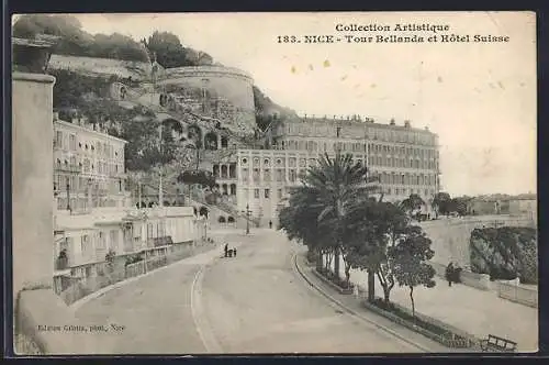 AK Nice, Tour Bellanda et Hôtel Suisse