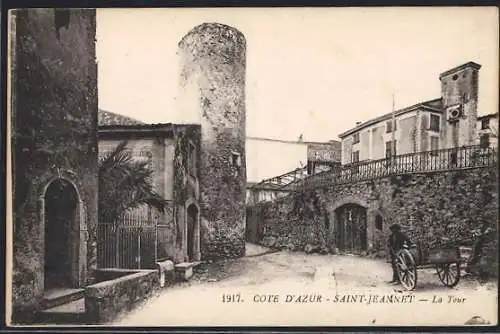 AK Saint-Jeannet, La Tour sur la Côte d`Azur