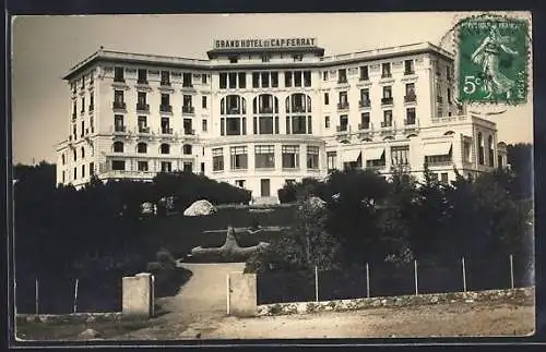 AK Saint-Jean-Cap-Ferrat, Le Grand Hôtel et ses magnifiques jardins