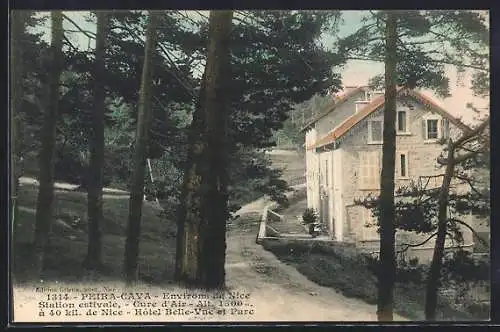 AK Peira-Cava, Station estivale et Hôtel Belle-Vue en forêt
