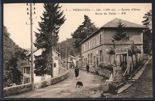 AK Peira-Cava, Sports d`hiver sur la route de Turini