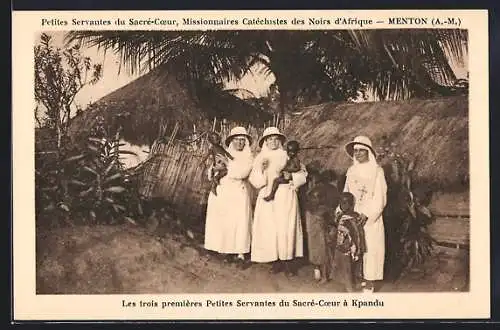 AK Kpandu, Les trois premières Petites Servantes du Sacré-Coeur à Kpandu