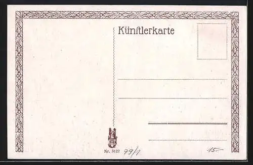 Künstler-AK sign. L. M. Roth: Alte Liebe rostet nicht, Älteres Paar im Garten