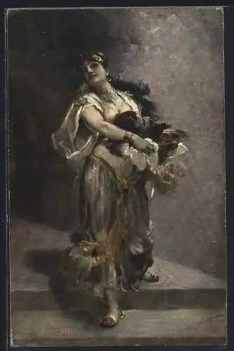 Künstler-AK Georg Papperitz: Salome