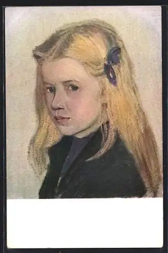 Künstler-AK Worpsweder Künstlerkolonie: Fritz Mackensen: Studienkopf