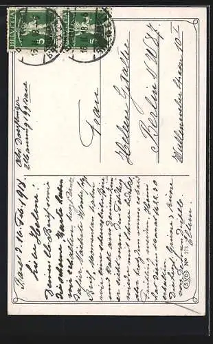 Künstler-AK sign. Karl Lehmann-Dumont: Junge Frau mit süssen Früchten