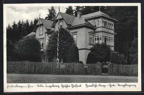 AK Finsterbergen, Villa Ingeborg Geschw. Gessert