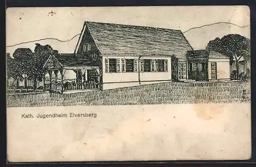 Künstler-AK Elversberg, Katholisches Jugendheim