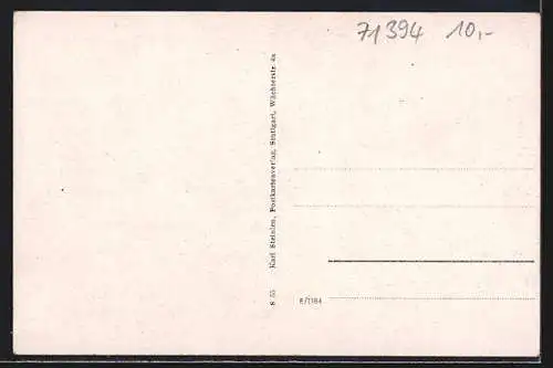 AK Stetten im Remstal, Geschäft, Ruine, Turm