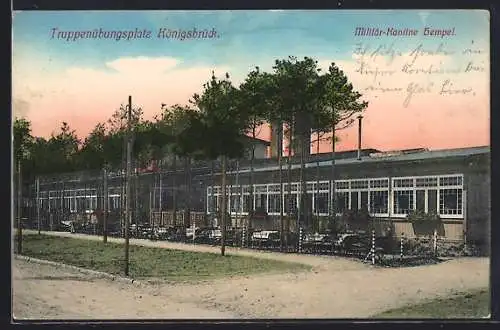 AK Königsbrück, Militär-Kantine Hempel