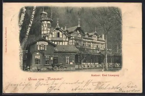 AK Ilfeld, Gasthaus Netzkater von Emil Liesegang