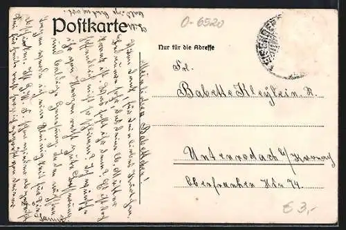 AK Eisenberg /S.-A., Superintentur mit Marktbrunnen