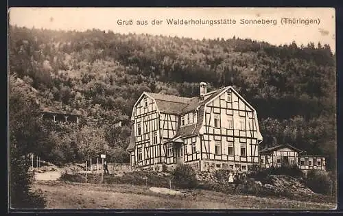 AK Sonneberg /Thüringen, Walderholungsstätte