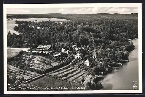 AK Bollersdorf /Märk. Schweiz, Hotel Weisse Taube