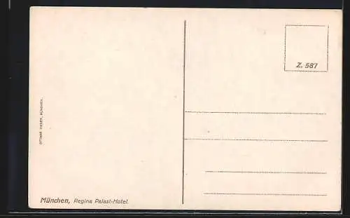 AK München, Regina Palast-Hotel