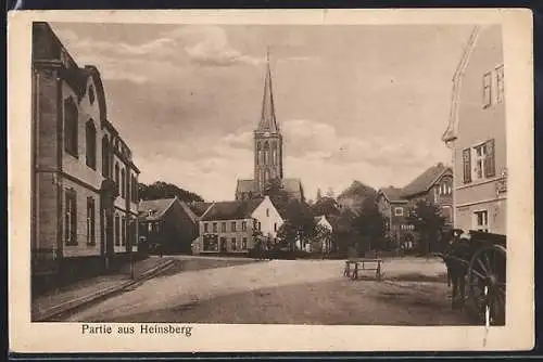 AK Heinsberg / Rhld., Blick auf die Kirche