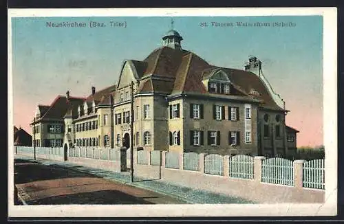 AK Neunkirchen / Trier, Blick auf das St. Vincenz Waisenhaus