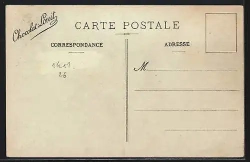 Künstler-AK Reklame für Chocolat-Louit, Galère Royale Louis XIV
