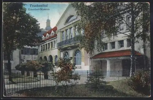AK Frankenthal / Pfalz, Erkenbert-Museum mit Grünanlage