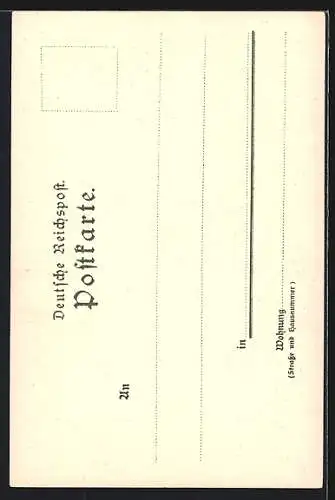 Künstler-AK Karl Mutter: Belchen, Ortsansicht mit Berg