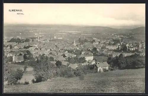 AK Ilmenau / Thüringen, Teilansicht