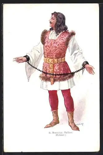 Künstler-AK B. Smetana, Dalibor
