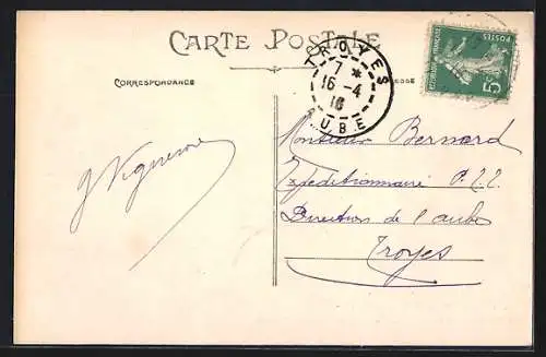 AK Légende de Saint Saulge, La Vache qui a fait un Pompier, Scherz