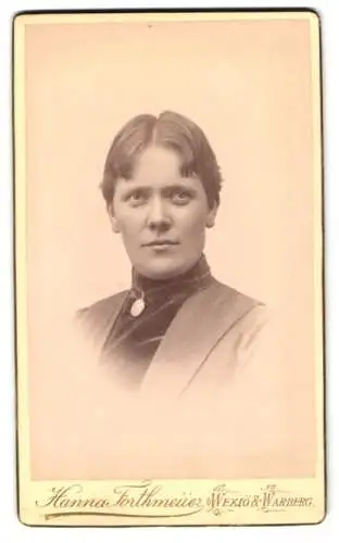 Fotografie Hanna Forthmeüer, Wexiö, Porträt einer Frau
