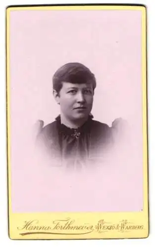 Fotografie Hanna Forthmeier, Wexiö, Porträt einer Frau