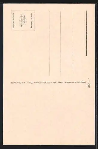 Künstler-AK Terzi: Elegante Dame mit einer Perlenkette