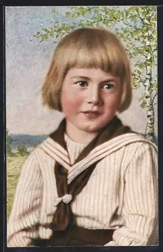 Künstler-AK sign. C. Priem: Unser Liebling