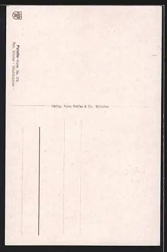 Künstler-AK sign. Rob. Völcker: Blauhäubchen, Mädchen mit blauer Haube und Blumen