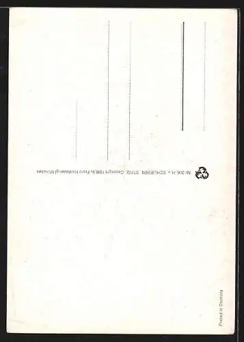 Künstler-AK sign. H. von Schlieben: Porträt eines Mädchens mit Hut