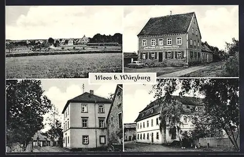 AK Moos / Würzburg, Gasthaus zur Krone