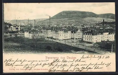 AK Deuben / Dresden, Ortsansicht