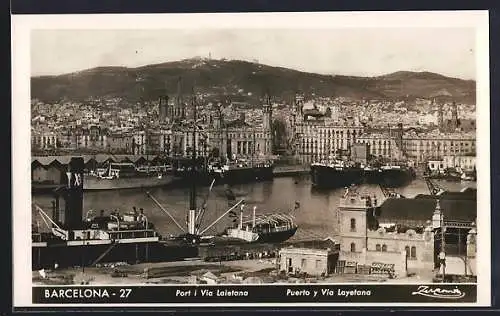 AK Barcelona, Port i Via Laietana