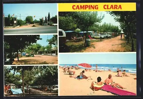 AK Torredembarra /Tarragona, Camping Clara